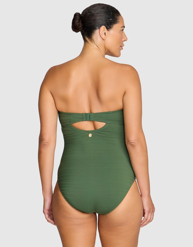 Artesands - Aria Botticelli Underwire Bandeau One Piece Olive