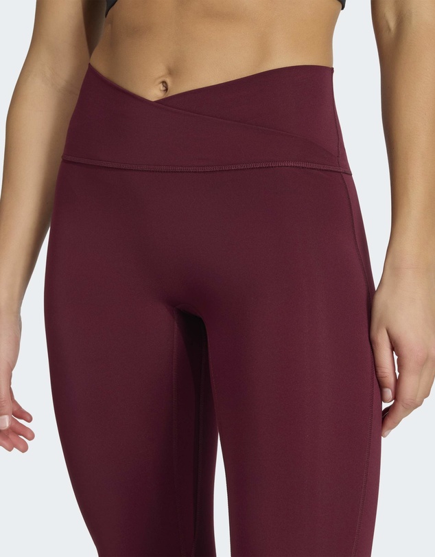 adidas Performance - 3 Stripes Studio All Me 7/8 X-Over Leggings Womens