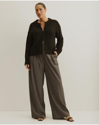 Atmos&Here Curvy - Zip Through Cardigan