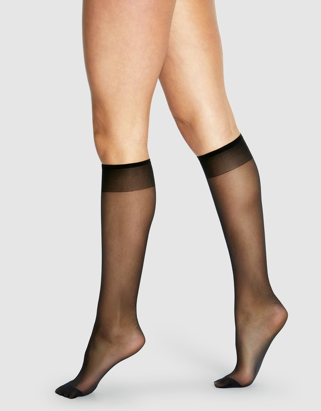 Levante - 3 Pack Eclipse Matte Knee High (2 Pair Per Pack)
