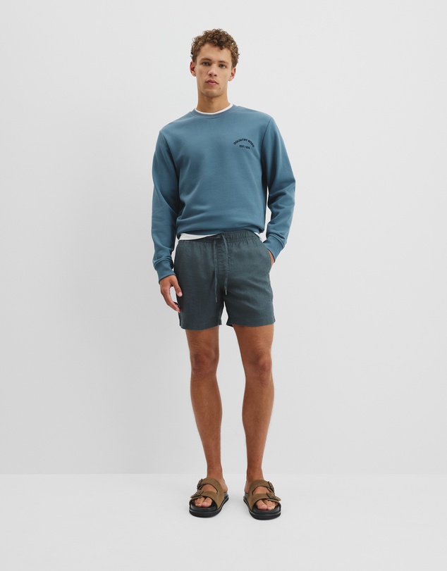 Country Road - Organically Grown Linen Drawcord Short