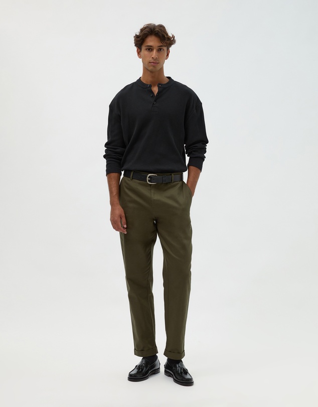 AERE - Tapered Cotton Twill Trousers