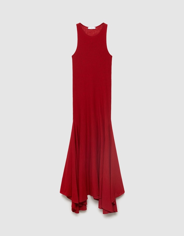 M.N.G - Asymmetrical Low-Knit Dress