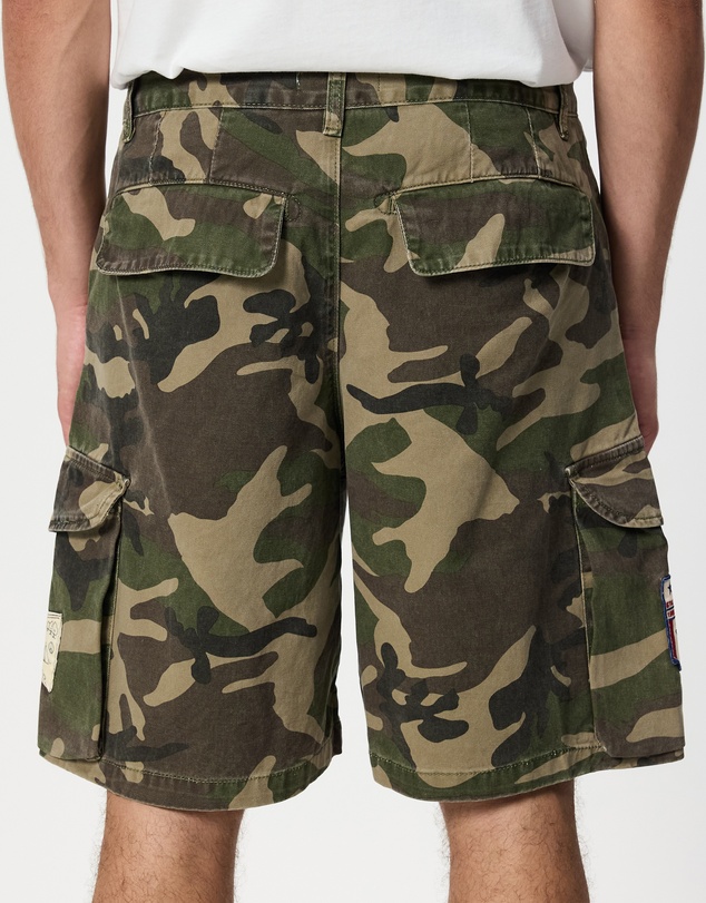 Found - Camo Patchwork Cargo Shorts