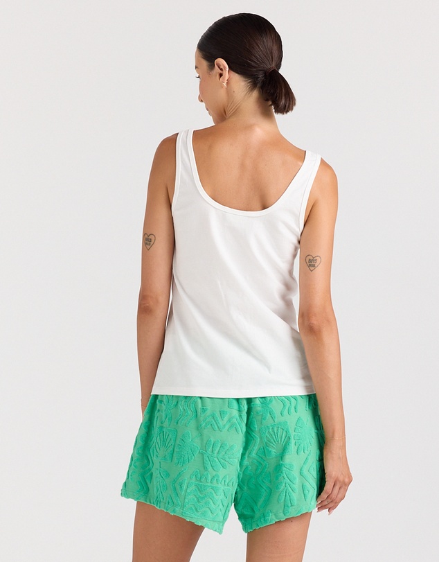 Poolside Paradiso - Isola Tank - White