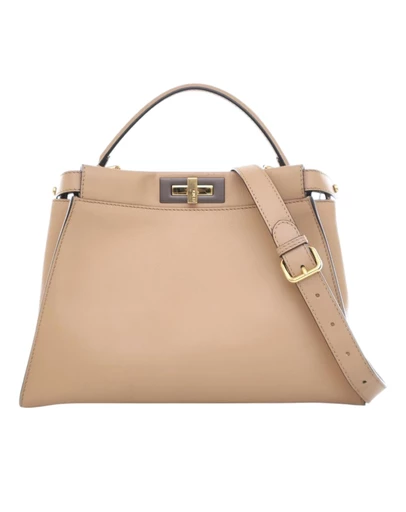 Fendi - Pre-Loved Medium Leather Peekaboo Iconic Satchel