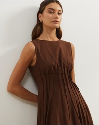 Atmos&Here - Anna Pintuck Maxi Dress