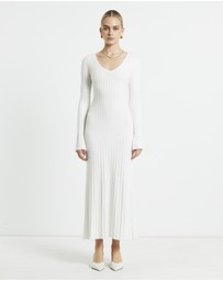 Subtitled - Sophie Long Sleeve Rib Knit Dress