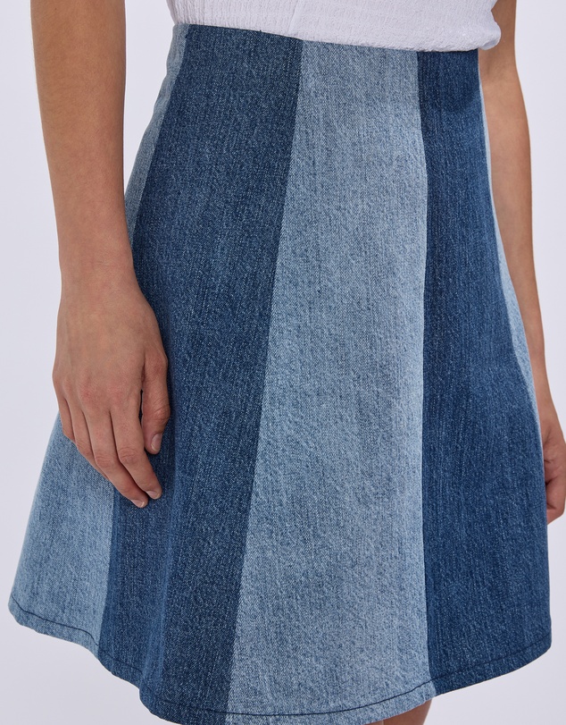 Marcs - Tui Two Tone Denim Skirt