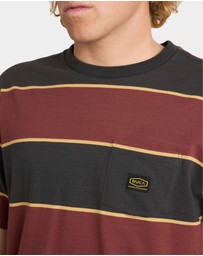 RVCA - Mens Dayshift Stripe T-Shirt