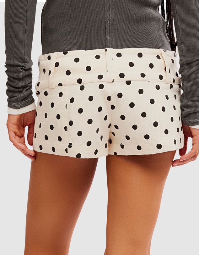 Free People - Ana Printed Micro Shorts