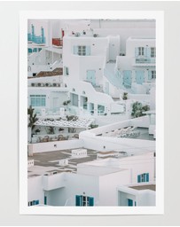 LEGGERA - Meandering Mykonos Streets Print