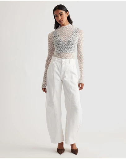 Decjuba - Amber Lace Long Sleeve Top