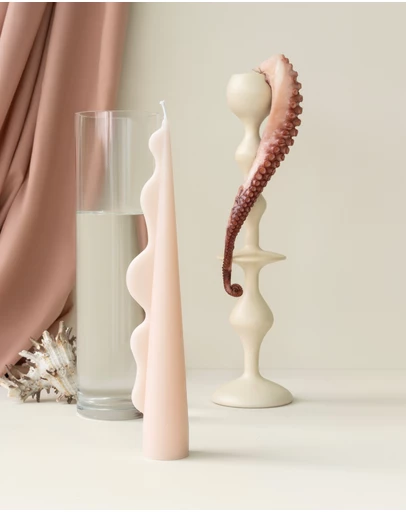 Black Blaze - Seaweed Pillar Candle