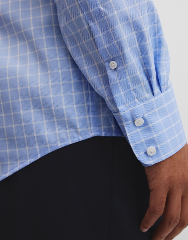 Country Road - Long Sleeve Regular Check Travel Shirt