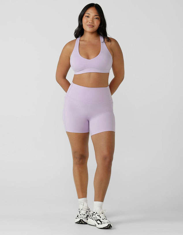 Lorna Jane - Hi-Fold No Ride 2 Phone Pocket 10cm Bike Shorts