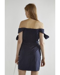 Glamorous - Bow bardot mini dress