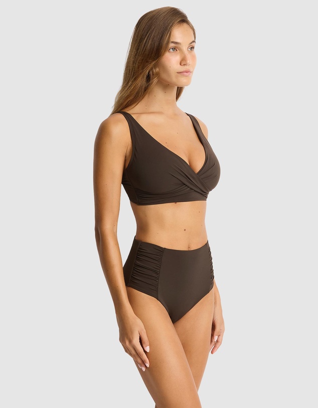 Sea Level Australia - Essentials Edit High Waist Gathered Side Pants