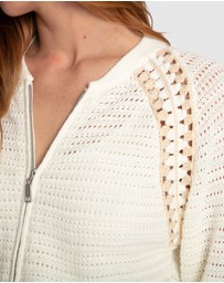 Belle & Bloom - Meadow Breeze Zip Knit