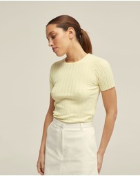 Oxford - Sasha Crew Neck Rib Knit