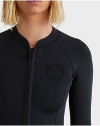 Billabong - Womens Peeky Natural Chest Zip Wetsuit Jacket