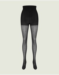 INSTOCK - Eclipse — 20 Denier Sheer Polkadot Tight