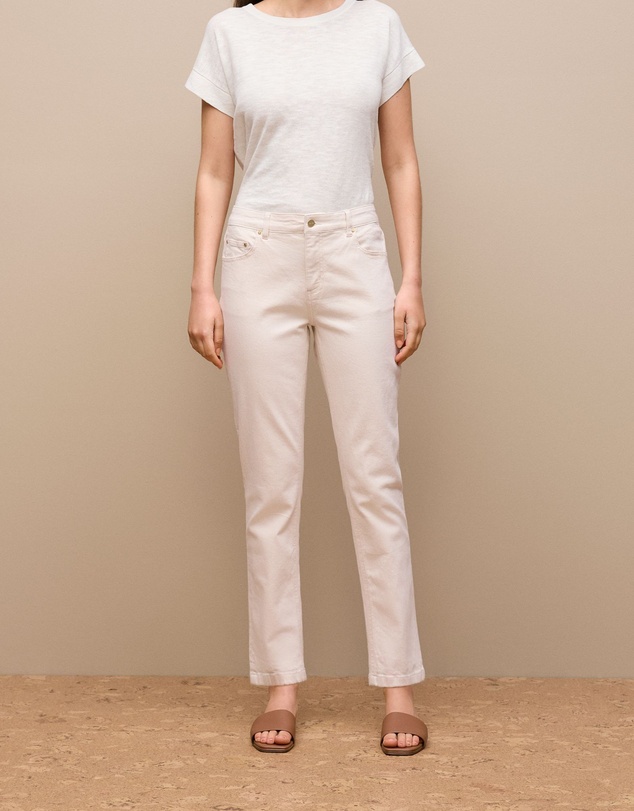 Trenery - Natural Seed Boyfriend Jean in Ecru