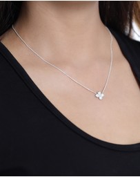 Elli Jewelry - Necklace Pearl Flower 925 Sterling Silver