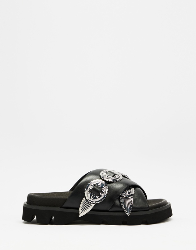 Sol Sana - Concho Footbed Sandals