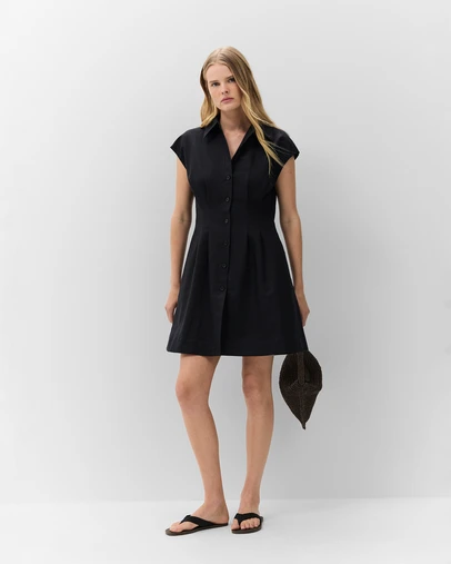 UNISON - Button Through Mini Dress