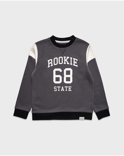 Academy Brand - Kids Contrast Crew Sweat