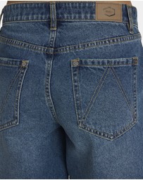 RVCA - Womens Long Beach Denim Shorts