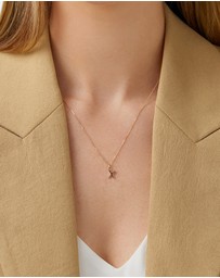 Michael Hill - X Initial Pendant in 10kt Yellow Gold
