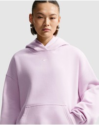 Nike - Studio Fleece Medium Weight Oversized Pullover Hoodie