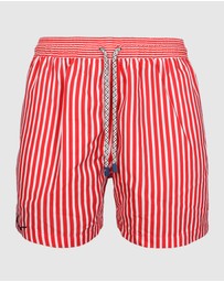 Tolu Australia - Boardshorts with Red Stripes