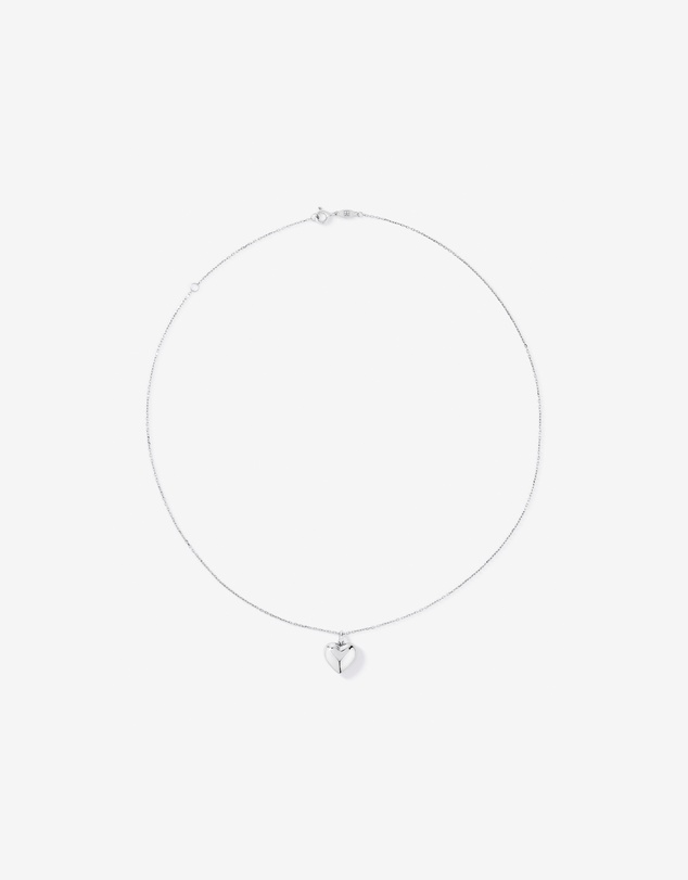 Michael Hill - Puff Heart Pendant with 45cm chain in Sterling Silve