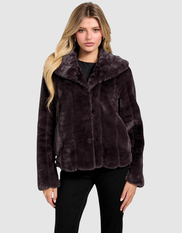 GUESS - Sophy Faux-Fur Jacket