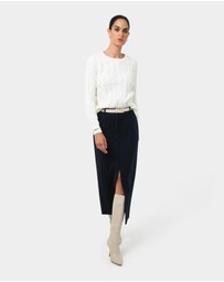 Forcast - Zara Tailored Midi Skirt