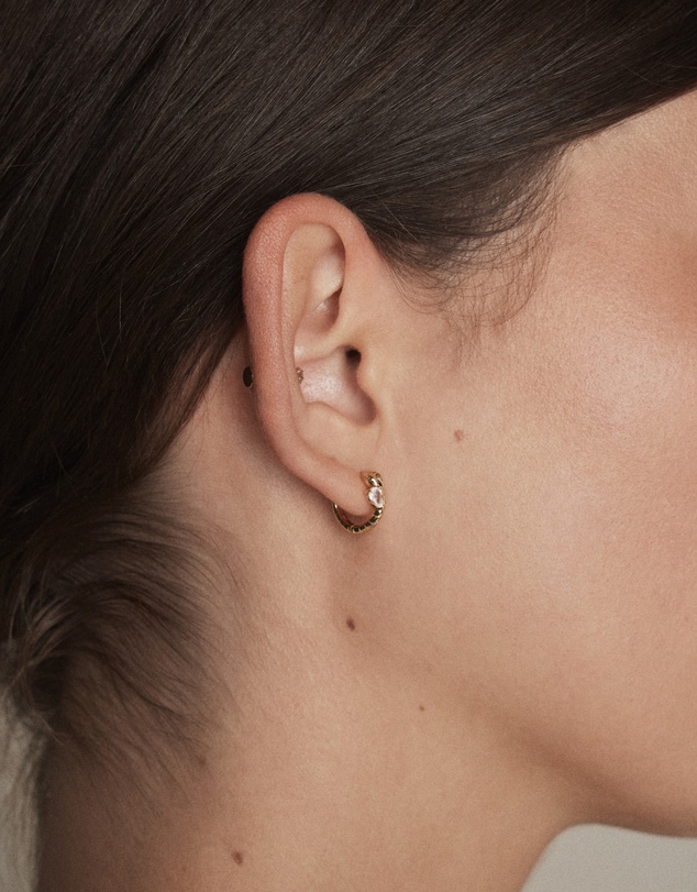 MIMCO - Shadow Huggie Earrings