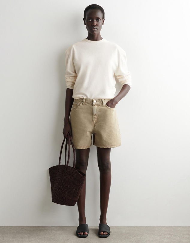 COS - High-Rise Denim Shorts