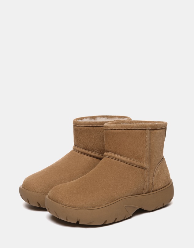 EVERAU - Australian Shepherd Ugg Salma Mini Cow Suede Upper UGG Boots