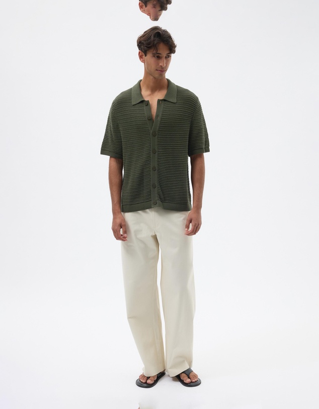 AERE - Organic Cotton Knitted Shirt