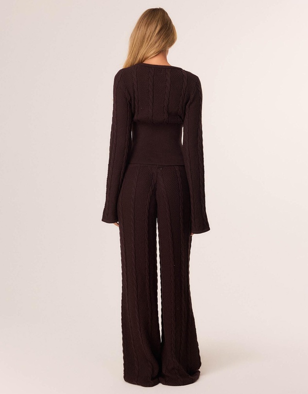 SNDYS - Cici Cable Knit Pants
