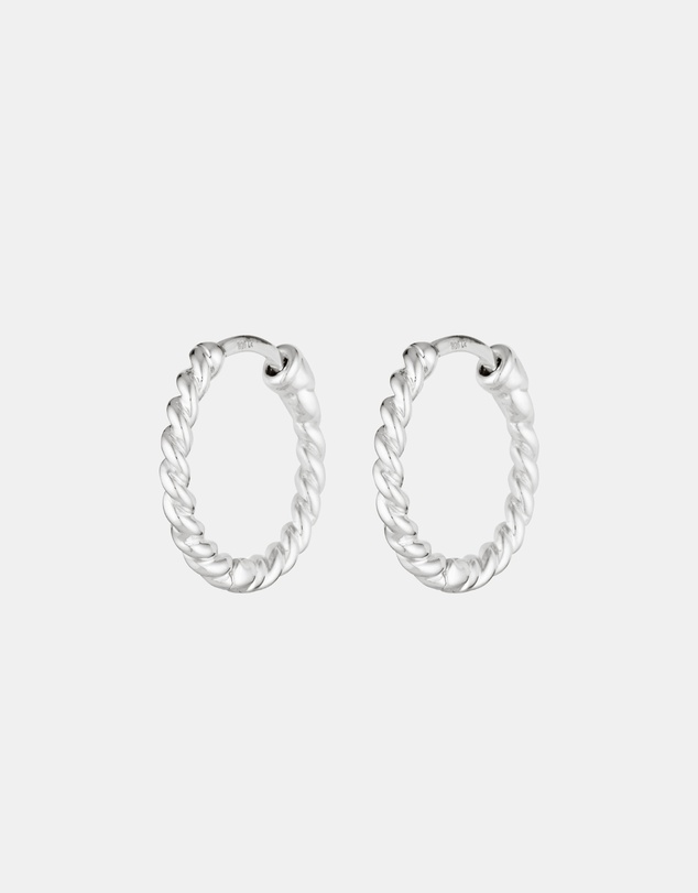 Luna Rae - Sterling Silver - Lyra Huggies