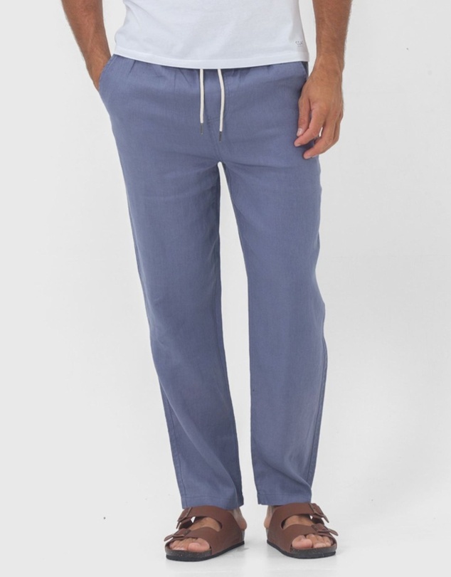 Coast Clothing - Coast Linen Pant - Denim Blue