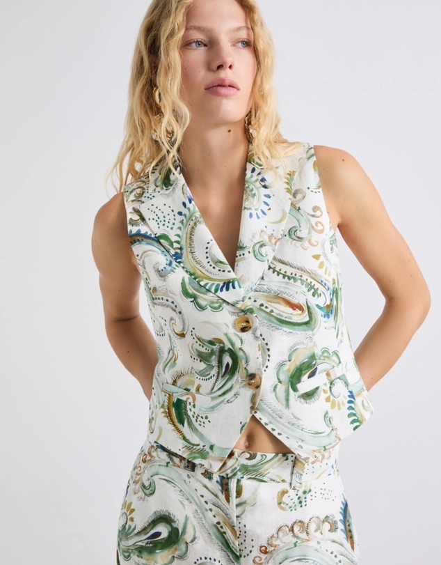 Marella - Verdant Muse Waistcoat