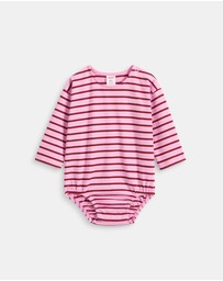 Seed Heritage - Logo Stripe Bodysuit