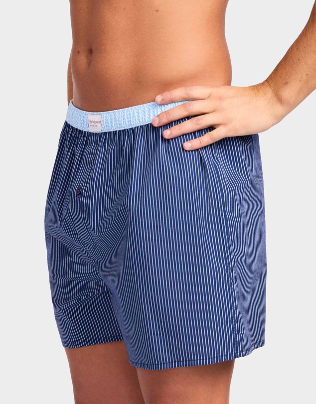 Mitch Dowd - Mitchdowd Geo Contrast Cotton Boxer Shorts 5 Pack