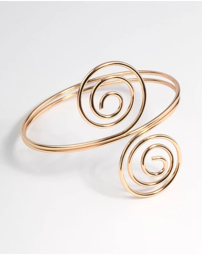Lovisa - Gold Swirl Arm Cuff