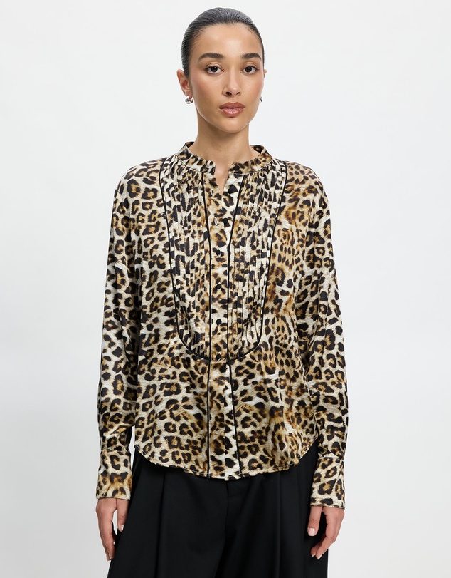 Lindsay Nicholas New York - Tuxedo Blouse
